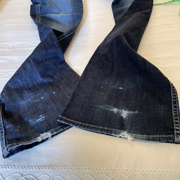 Hudson Dark Blue Signature Bootcut Flare Jeans Women's Size 29 Mid Rise Retro - Picture 5 of 16